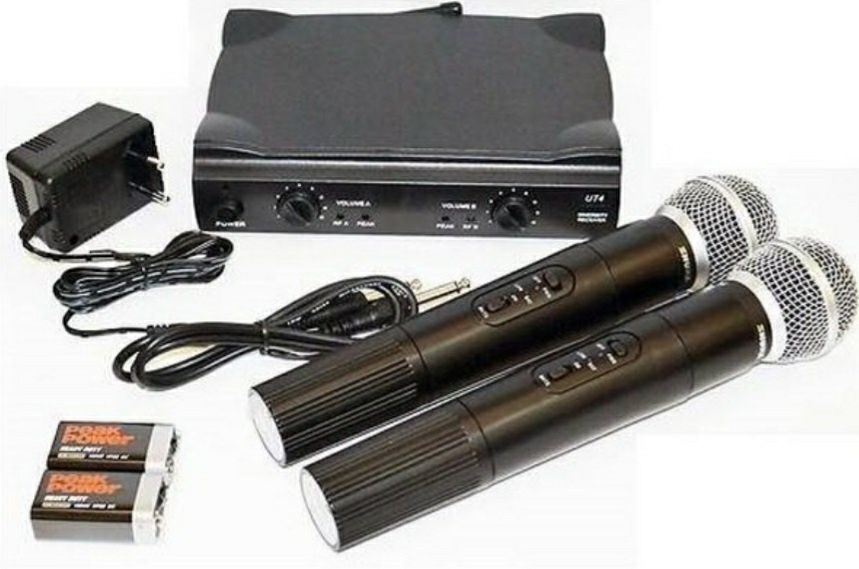 Set 2 microfoane profesionale wireless Shure SM58 valiza inclusa