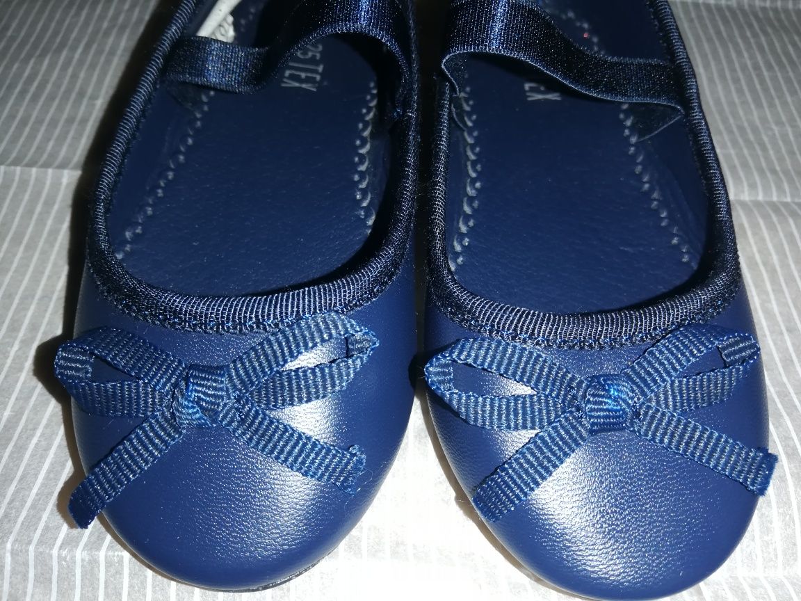 Pantofi fetita 25 bleumarin TEX NOI