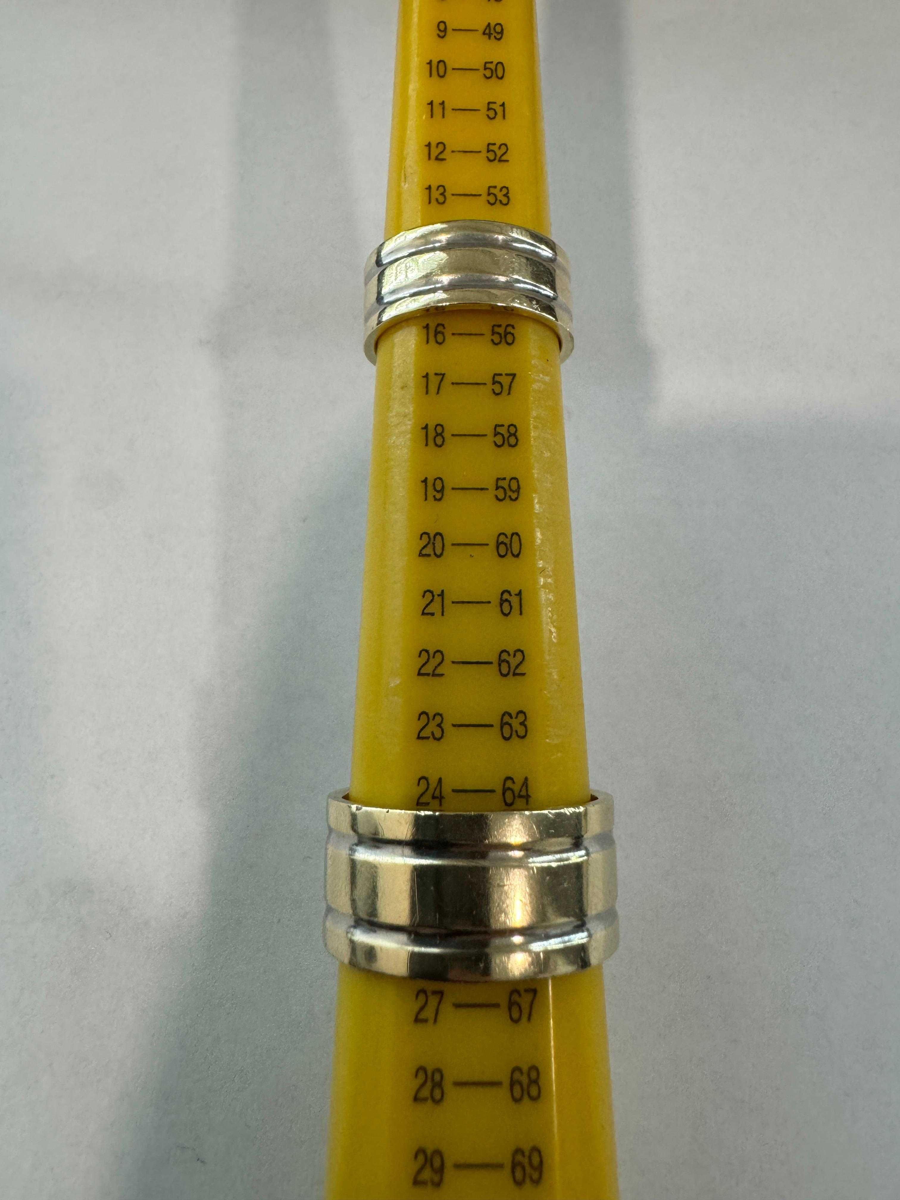 (Ag41) Set verighete aur, 14K B4845.1.2