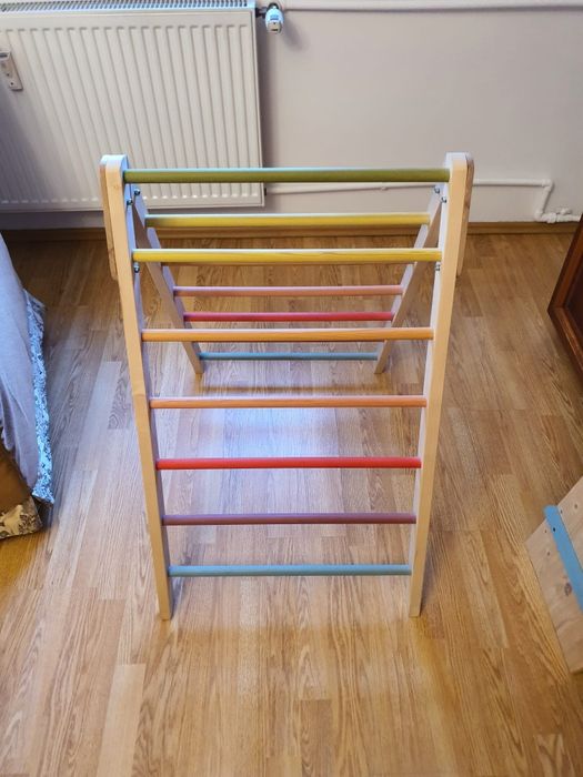 Triunghi Pikler cu rampă cu 2 fețe