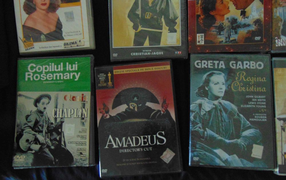 DVD-uri filme clasice străine și românești
