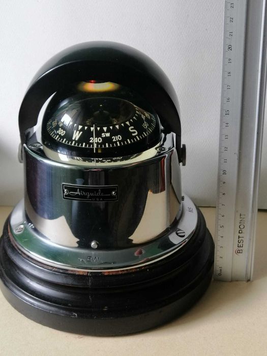 Busola profesionala vintage navala americana Airguide 1976