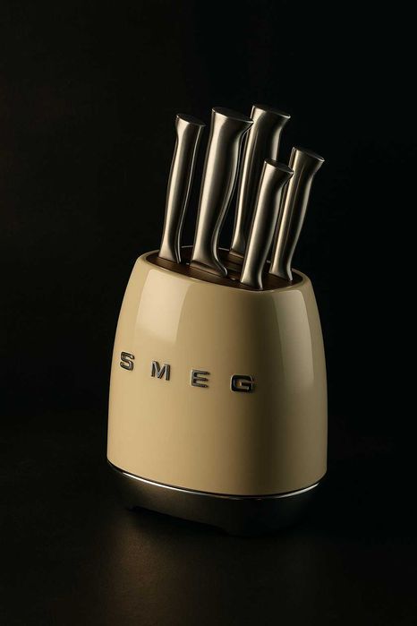 ножи SMEG  Италия – премиум набор в подставке