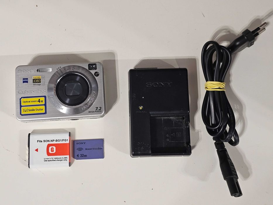 Y2K Aparat Foto digital compact Sony DSC W110 7.2MP 4xZoom