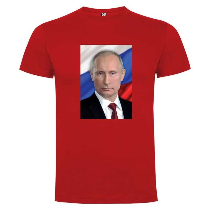 Тениски и блузи с лика и подписа на ВЛАДИМИР ПУТИН Русия / Россия!