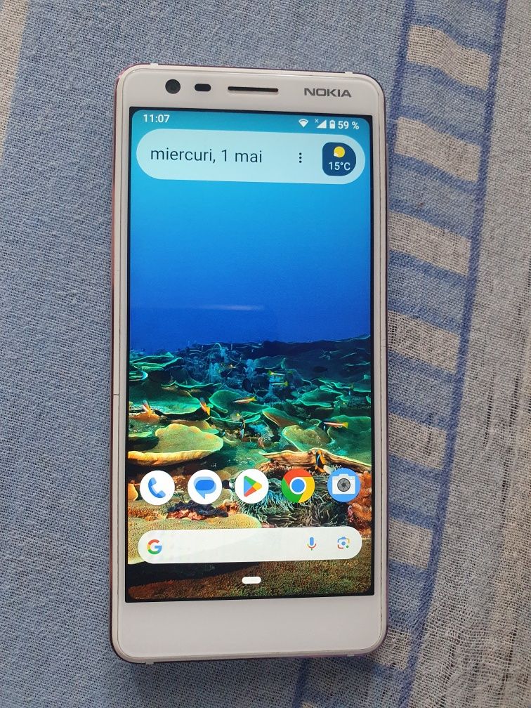 Nokia 3.1 pe alb Oferta!