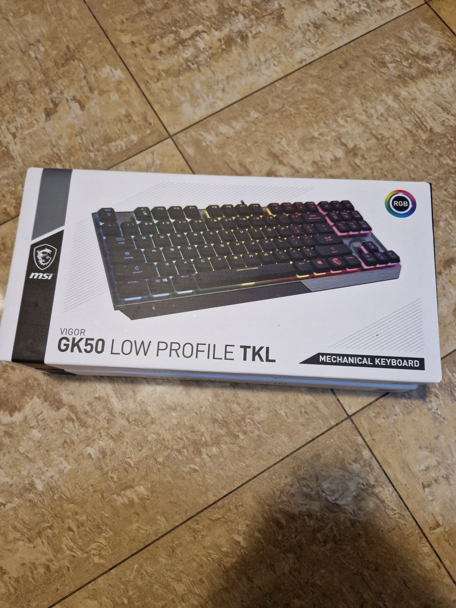 Tastatura Keyboard MSI Vigor GK50 Low Profile US