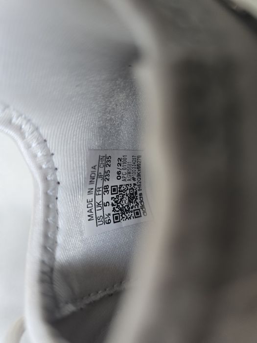 Adidas, 38, fete, catifea albi