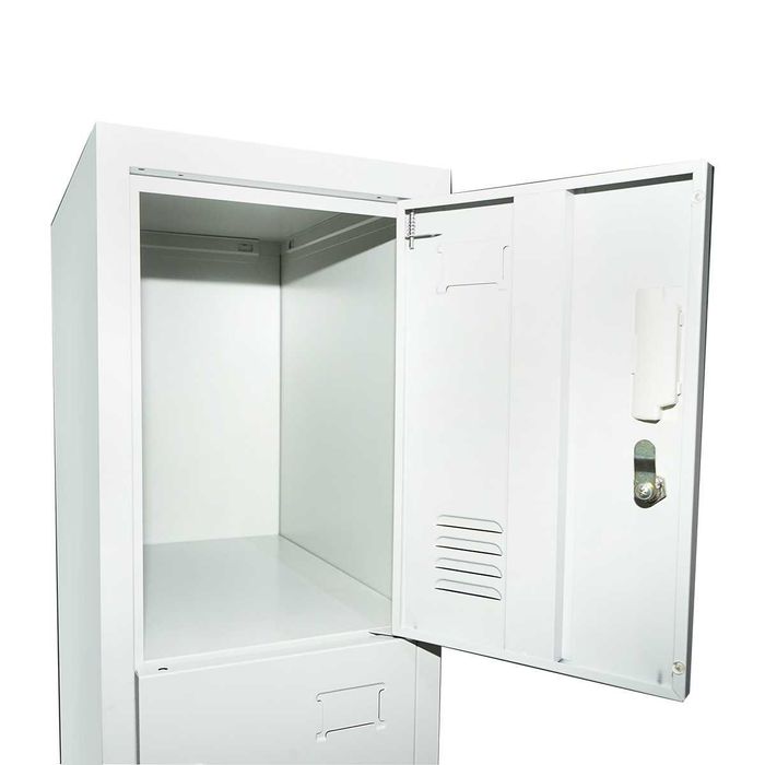 Dulap Vestiar Cabinet Depozitare Organizator Metalic 4 Usi 170x30x45cm