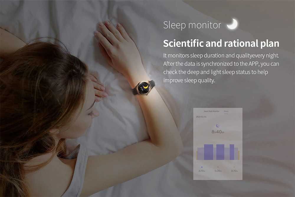 Смарт часовник STELS KW10, Водоустойчив, Дисплей със сензорен екран
