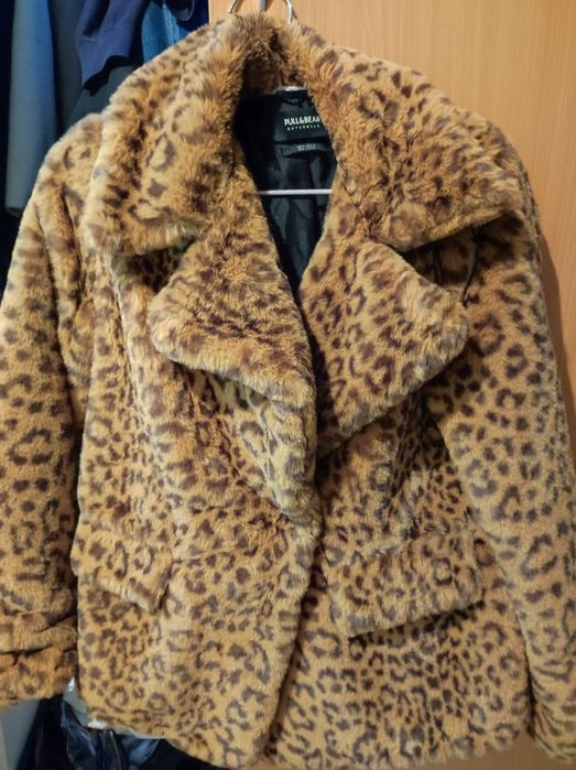 Scurta blana animal print
