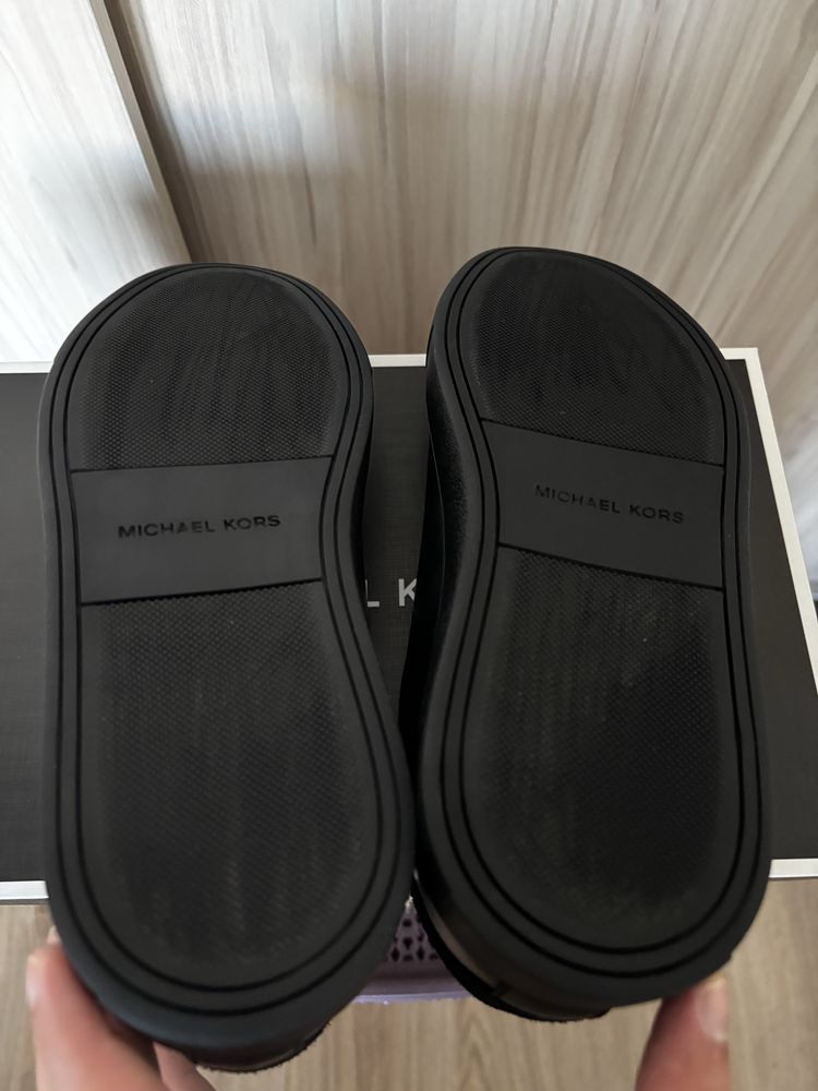 Michael Kors Мъжки Черни Кожени Обувки