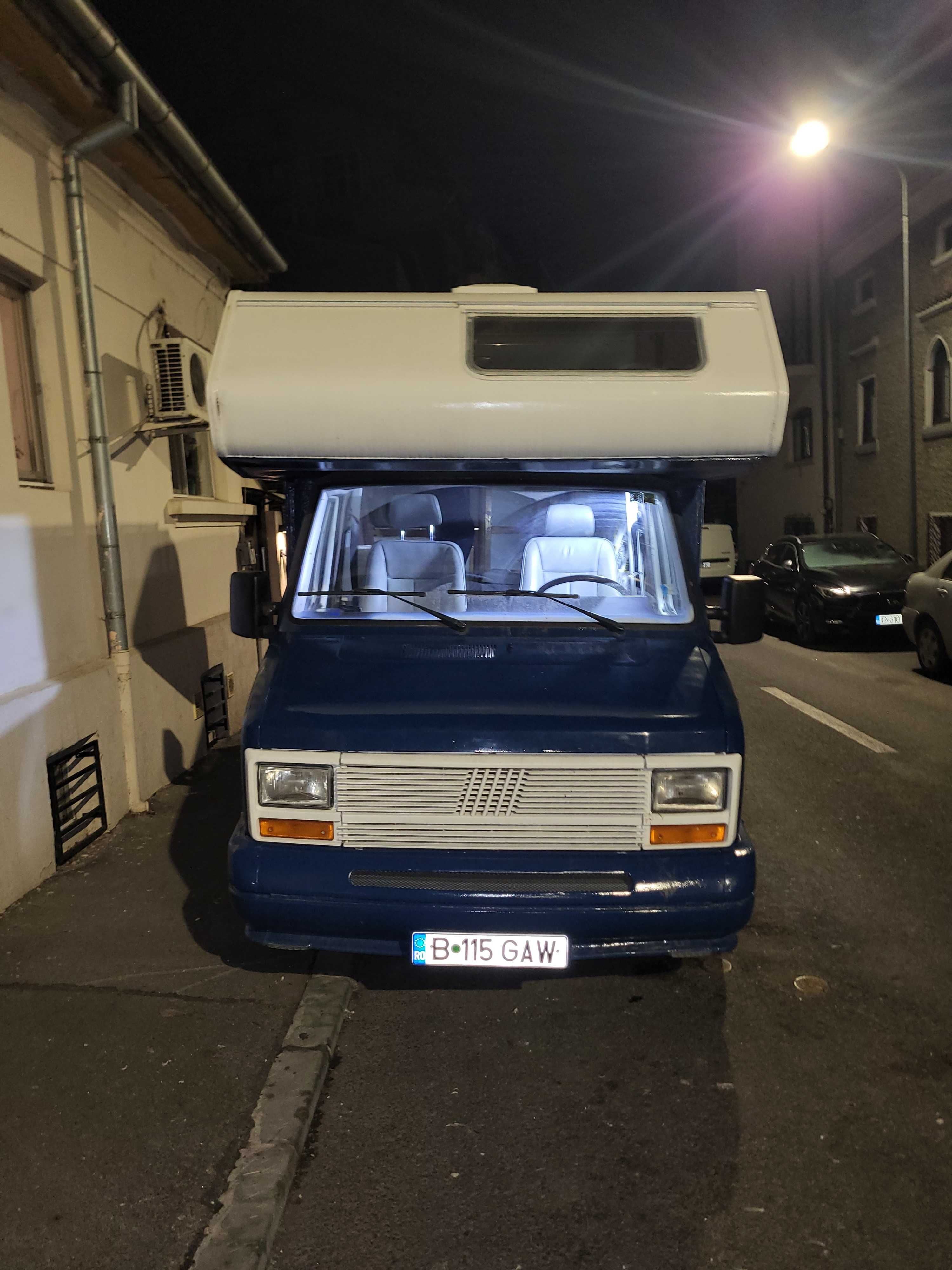 Fiat Ducato Autorulotă 1989 – Complet Off-Grid, Recondiționată!