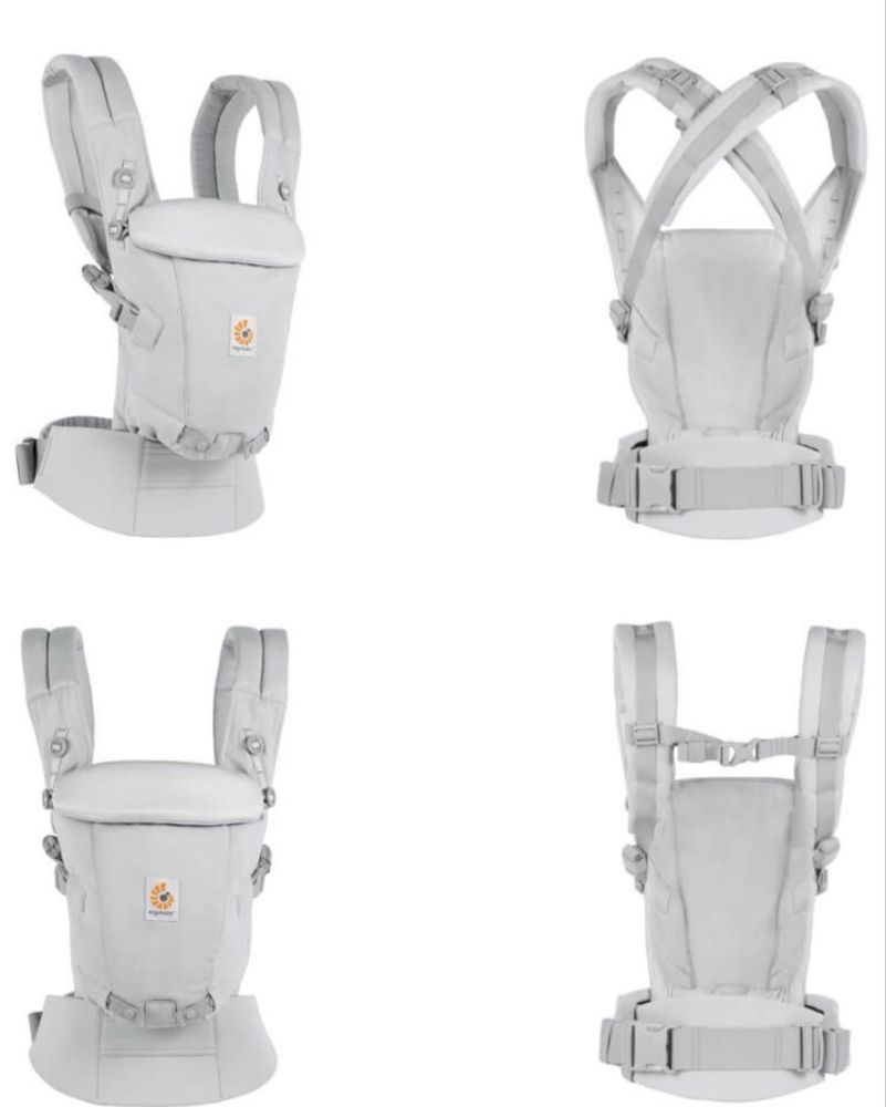 Ергономична раница Ergobaby Adapt Soft Touch Cotton Pearl Grey