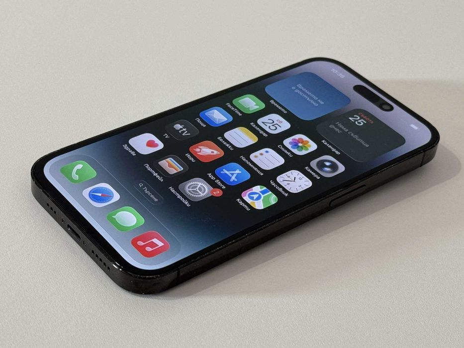 Бартер! Отличен! iPhone 14 Pro 89% Батерия! Space Black (Черен)