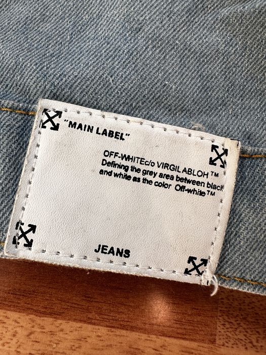 Geaca de blugi Off-White Marimea L-Xl