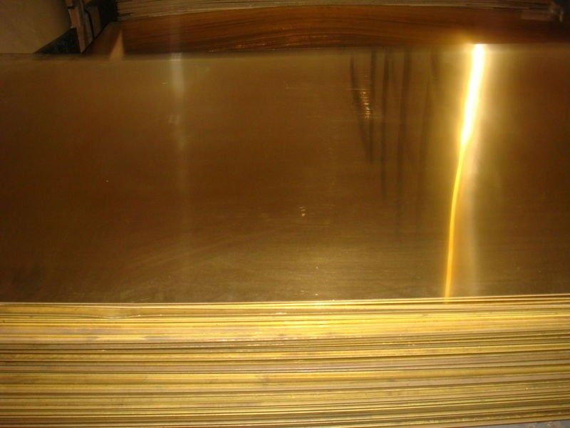 Латунный лист 1.5х3000х700 мм