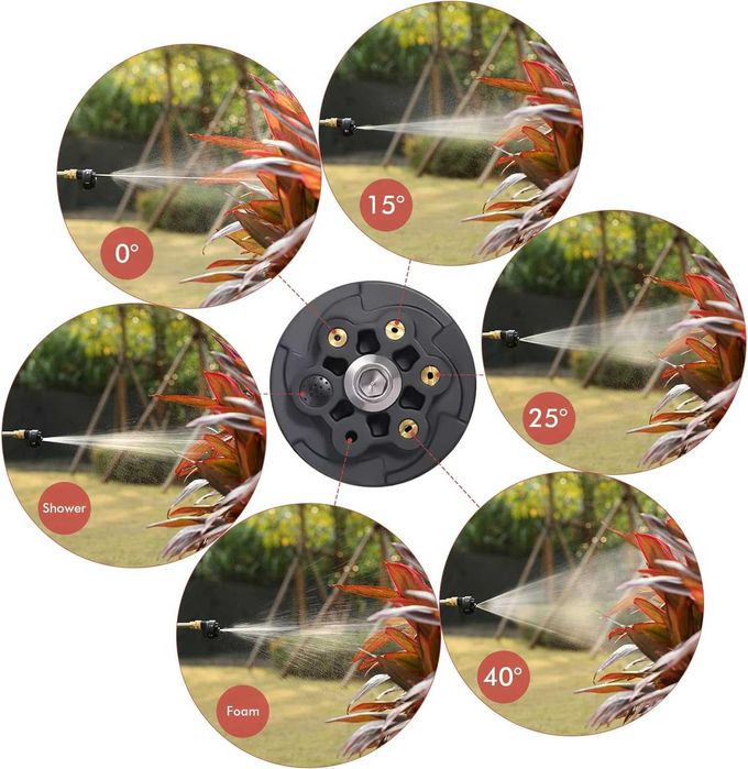 Мощна акумулаторна водоструйка за автомобил дом и градина 300W