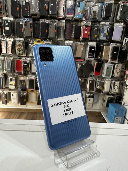 iSellStore Vâlcea:Samsung Galaxy M12 Blue - 64GB - Neverlocked