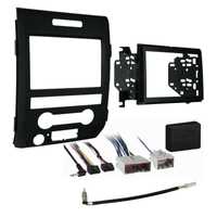 Double 2 Din Dash Mounting Install Kit for 2009-2014 Ford F-150