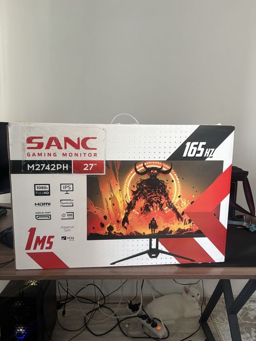 Игровой монитор Sanc 165грц, 1Ms