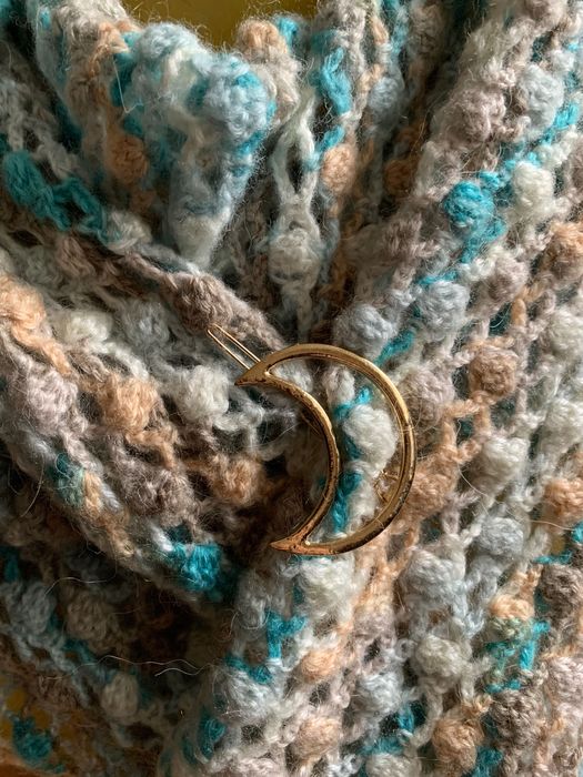 Sal esarfa mare crosetat mohair