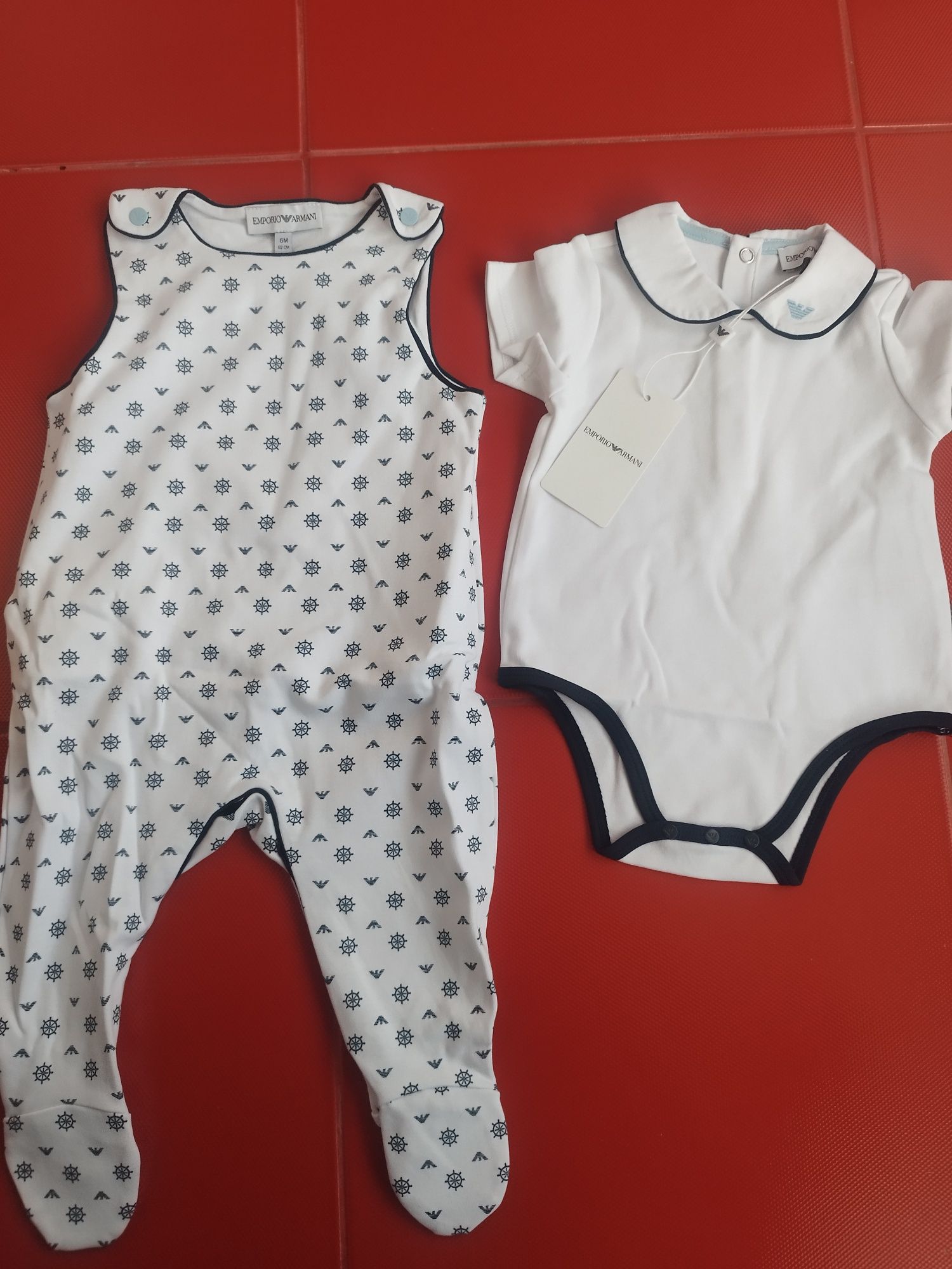 Baby suit Emporio Armani body+salopeta 100% original