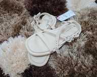 Sandale beige damă