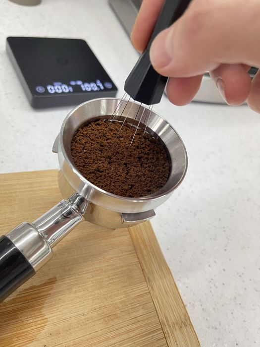 Unealta WDT distribuire cafea 3D print portafiltru espresso