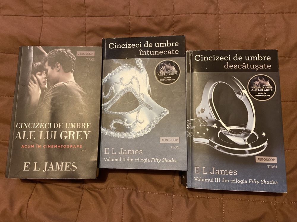 Cincizeci de umbre ale lui Grey - E. L. James 3 volume