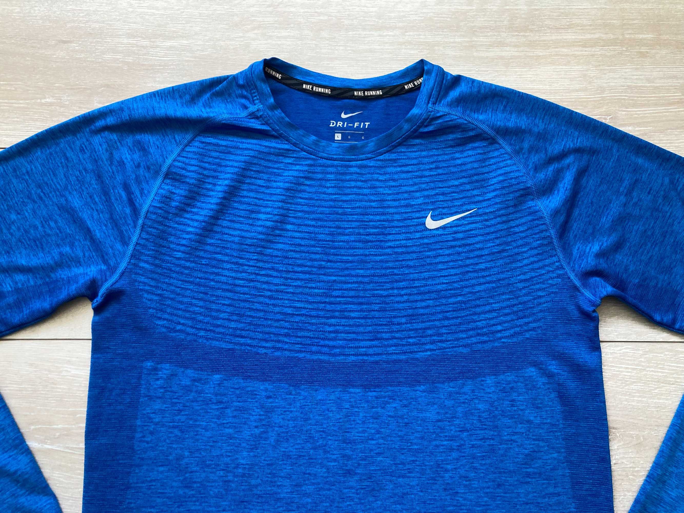 Найк Nike Running Knit Dri Fit мъжка спортна блуза фланела размер L