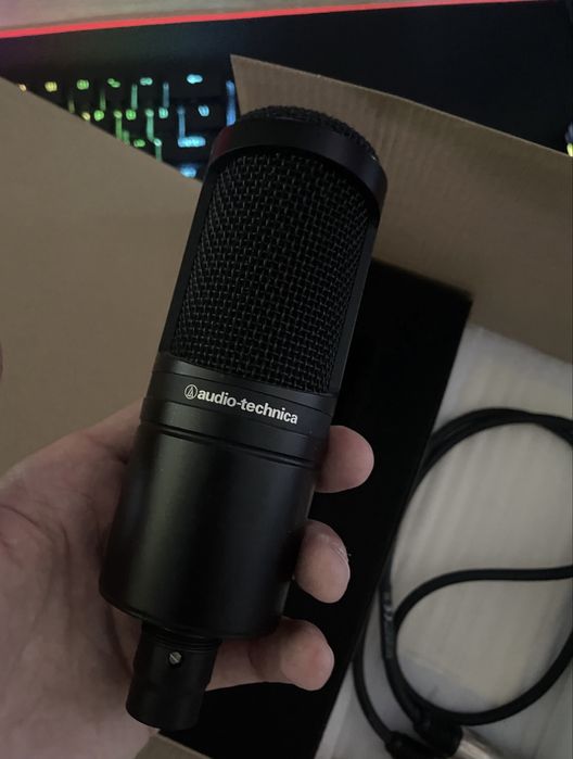 Audio-Technica AT2020 Microfon cu condensator pentru studio