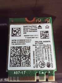 Wireless Intel AC 3160 M.2 Card + Bluetooth