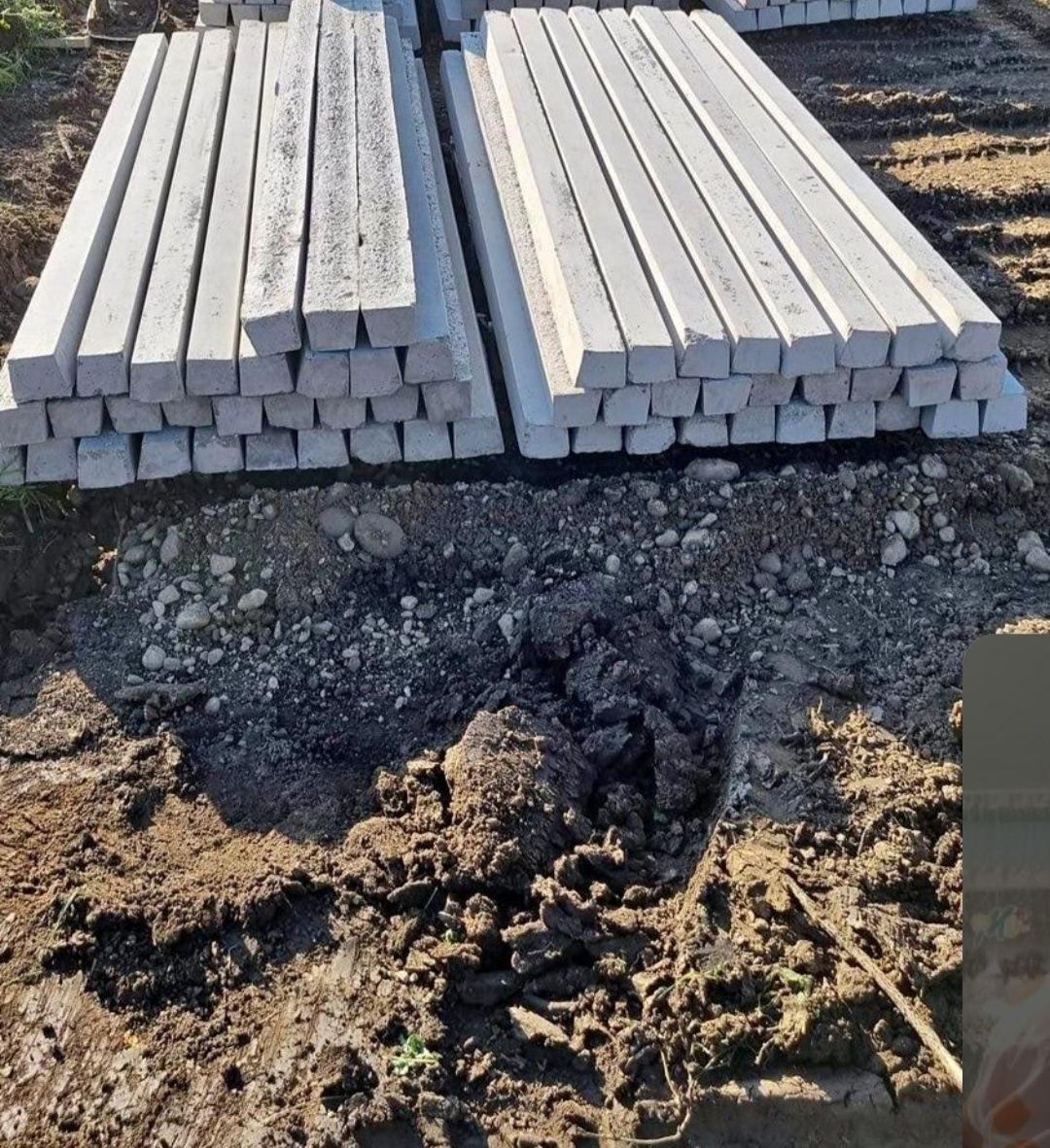 vând spalieri de beton diferite măsuri