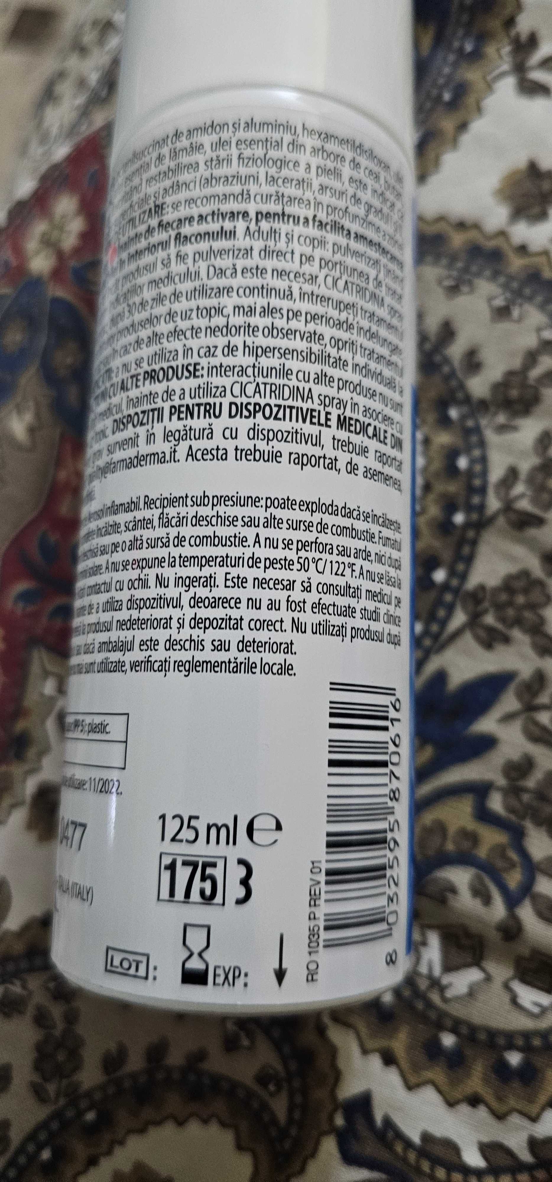 Cicatridina spray, 125 ml, Farma-Derma + autan cadou