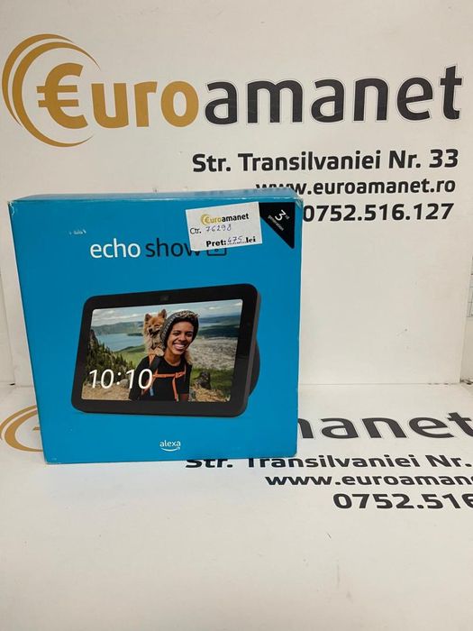 Boxa inteligenta Amazon Echo Show 8 2023 (3rd Gen), Display 8", -T-