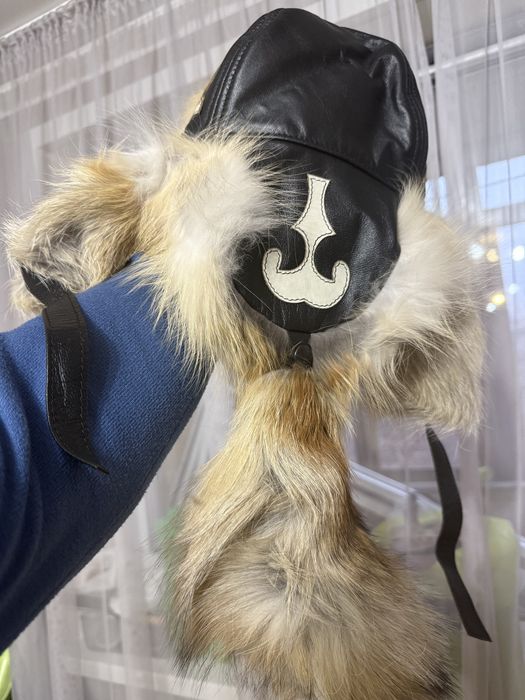 Ручная работа. Натуральное. Лисья шапка.