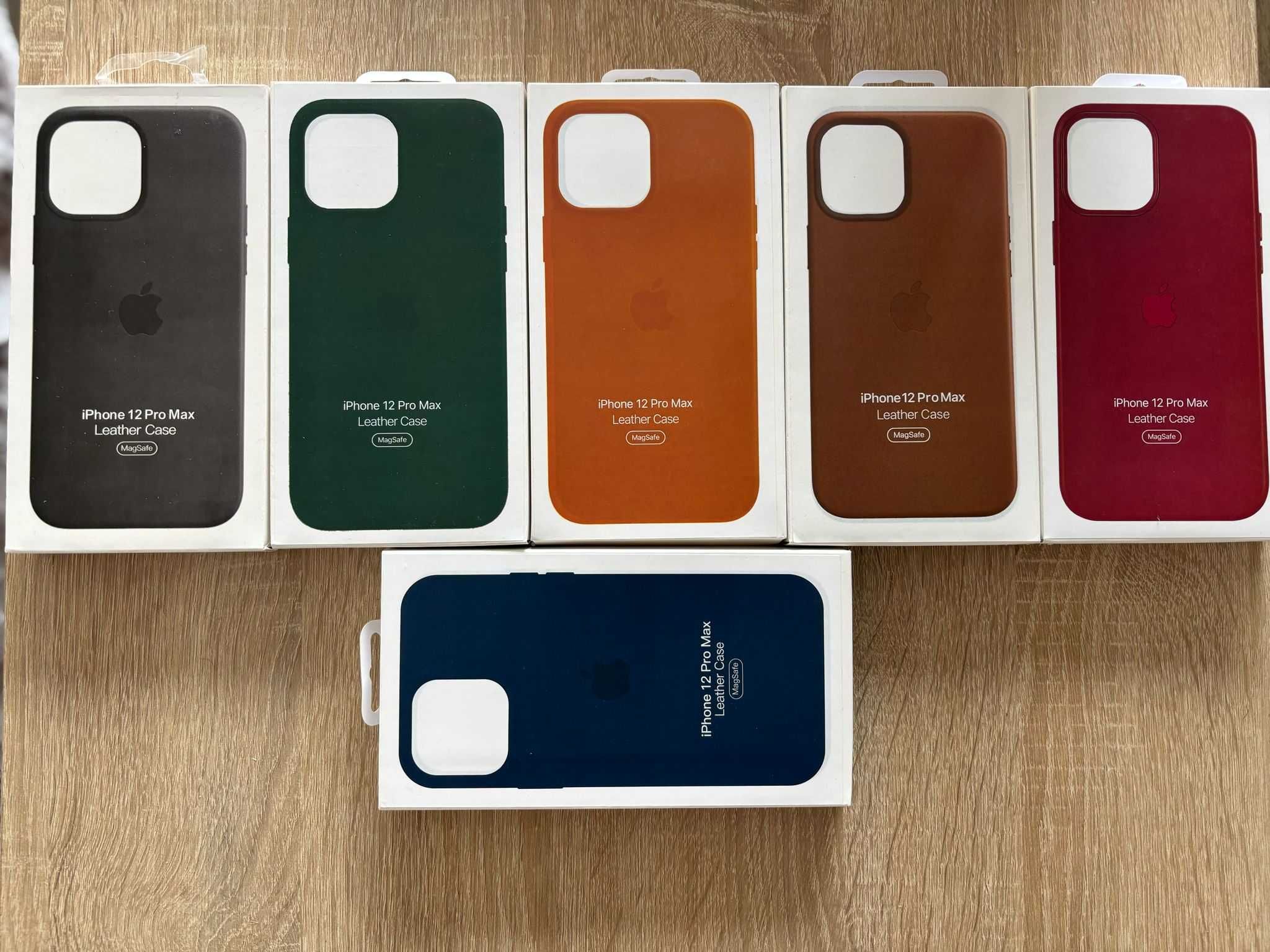 Husa de Piele cu MagSafe pentru iPhone 12 Pro Max