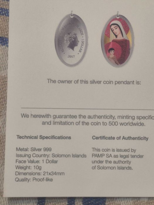 Рядък медальон-монета