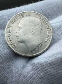 Moneda Romania Carol II 250 lei 1935 argint
