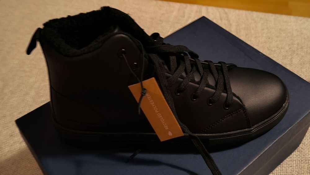 Teniși îmblăniți,Ghete îmblănite,Sneakers high 42