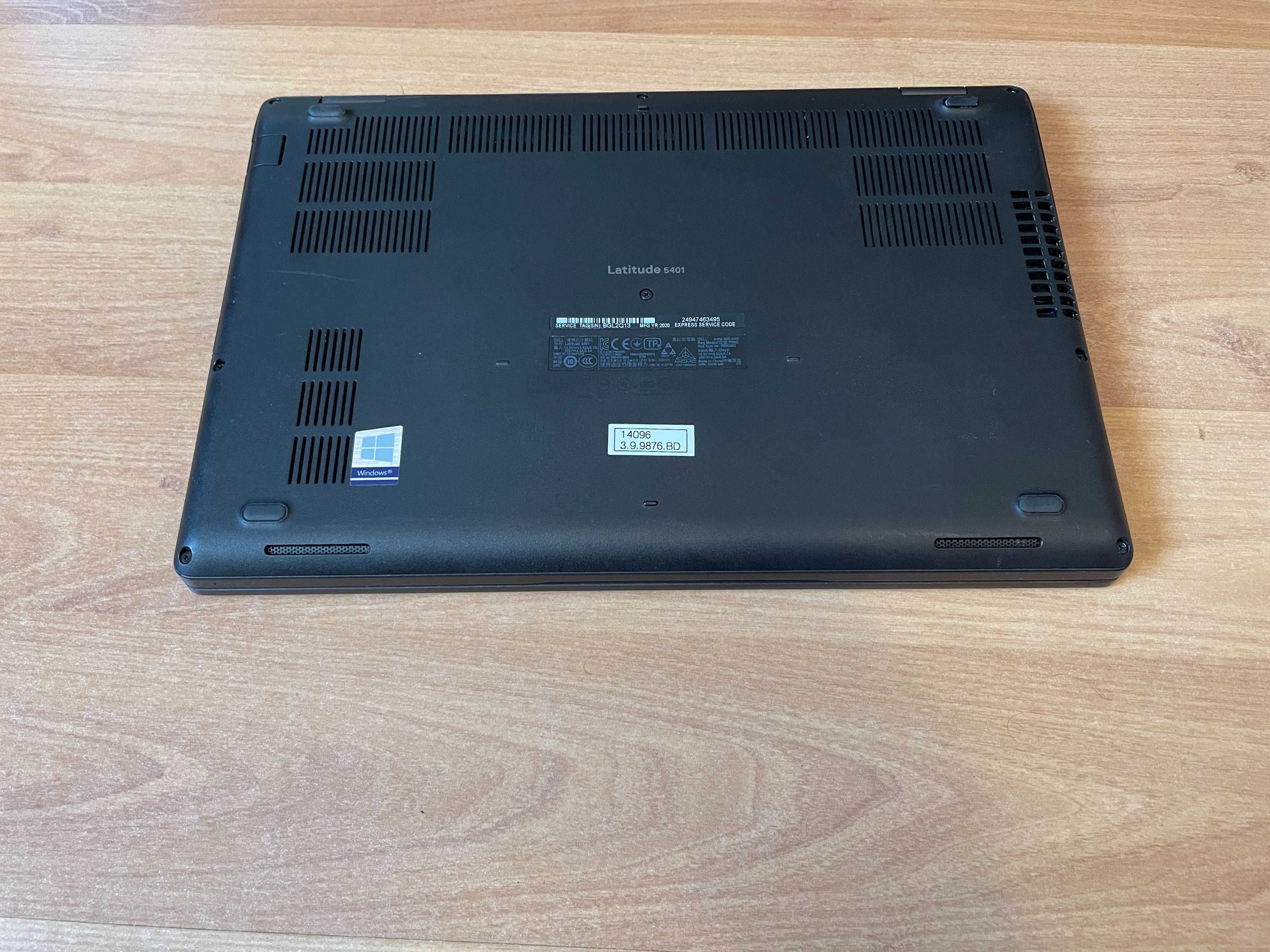 Laptop Dell Latitude 5401, i5 a 9a generation, 8gb ddr4, ssd 256gb