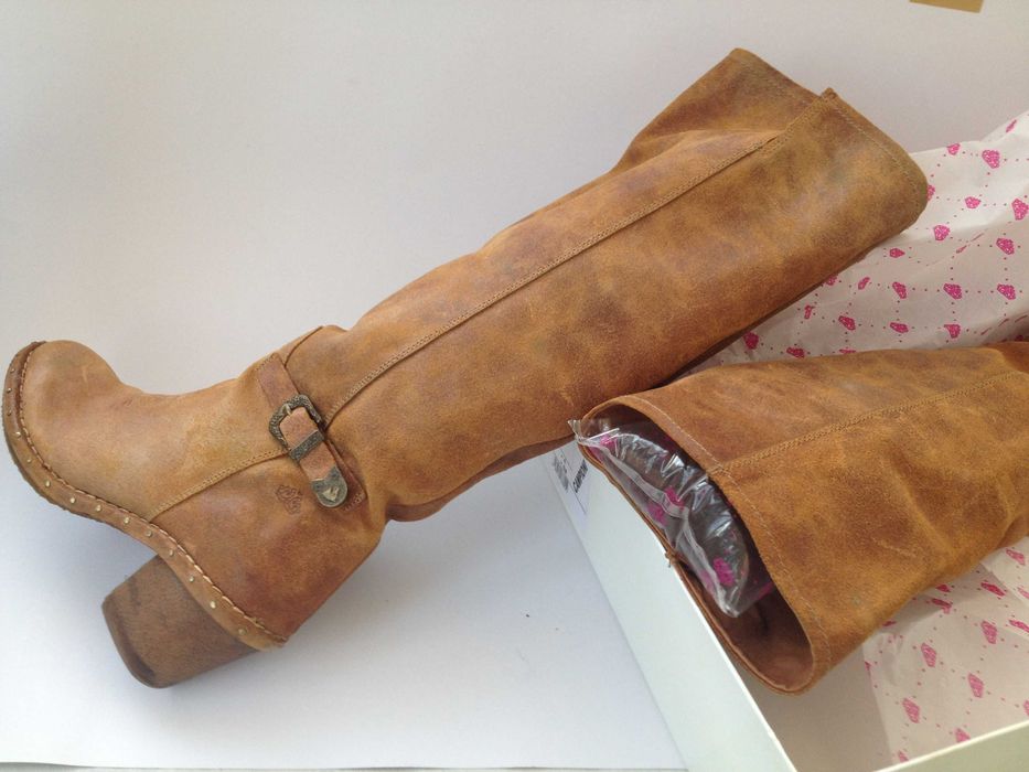 РАЗПРОДАЖБА! FORNARINA Оригинални Дамски Ботуши Естествена Кожа