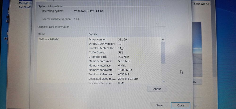 Laptop Acer Aspire 16” i5-7200 8GB Ram SSD+HDD Video 940MX 2GB DVDrw