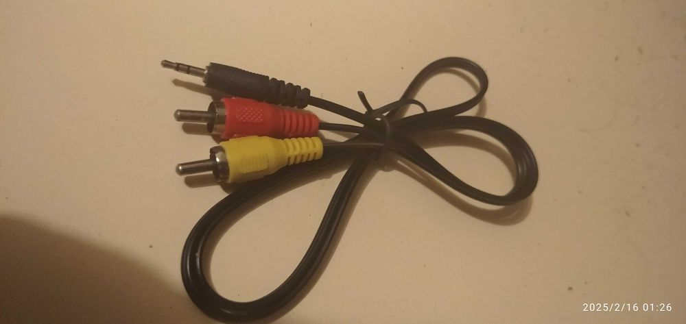 кабель jack 2.5 на 2 rca