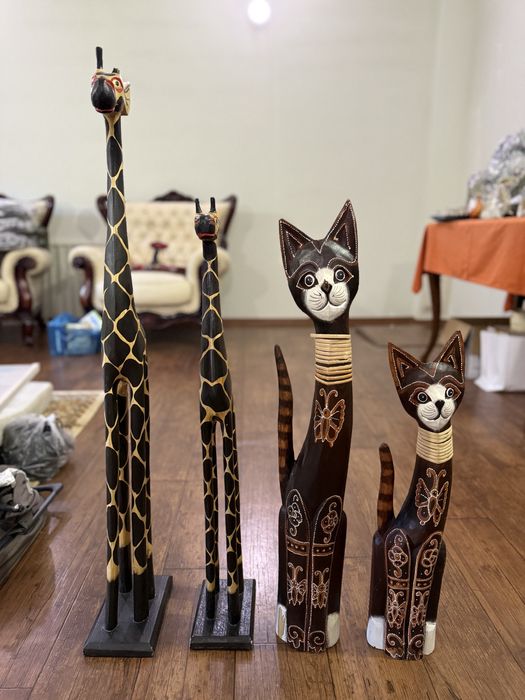 Деревянные статуэтки