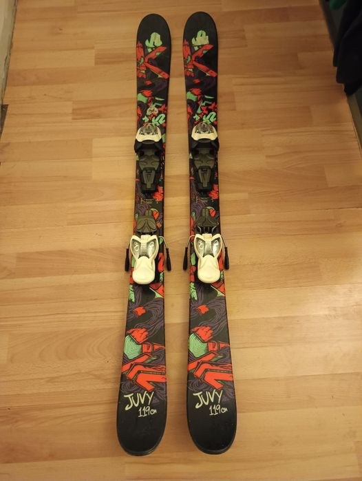 Schiuri K2 Juvy, 119cm, freestyle, juniori.