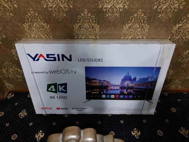 YASIN 55 LED55-UD81 SMART ANDROID 4K UHD powered by  webos tv