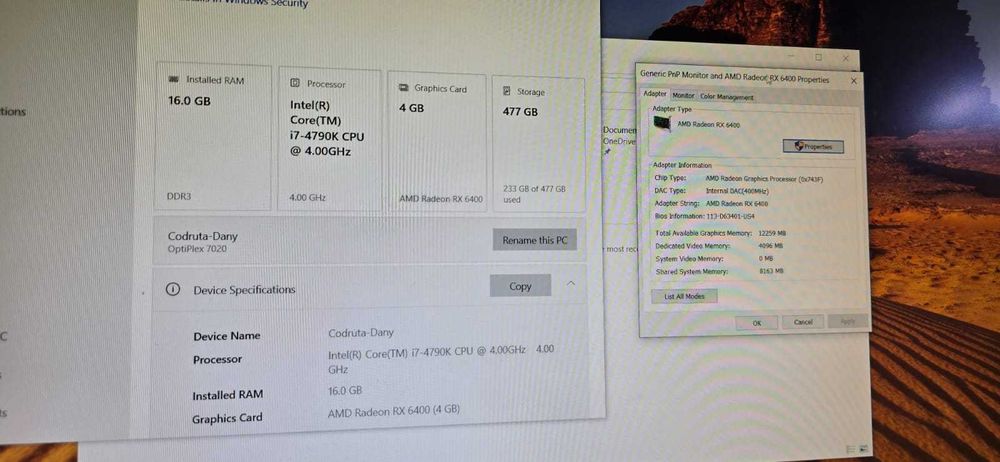 Calculator gaming i7