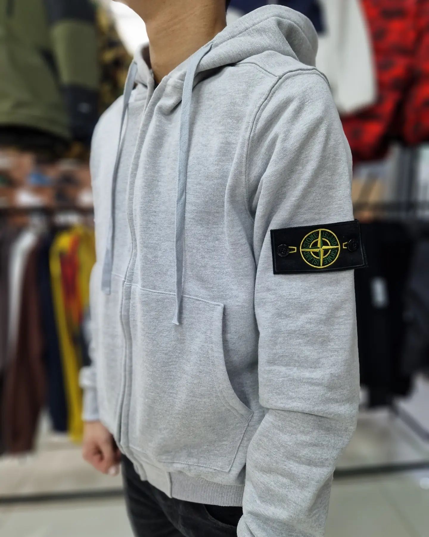 Zip hoodie Stone Island зипка толстовка на замке стоник олимпийка